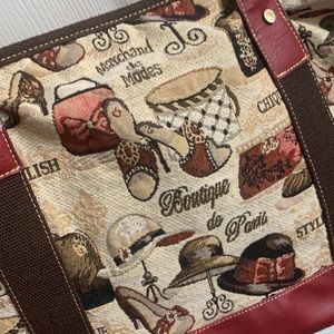 NWOT Nicole Lee Tapestry Tote Handbag